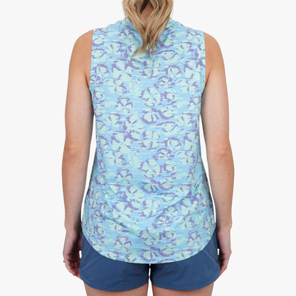 Moonlight Jade Women' s Sandbar Fishing Tank Top| AFTCO / AFTCO Customer Favorite