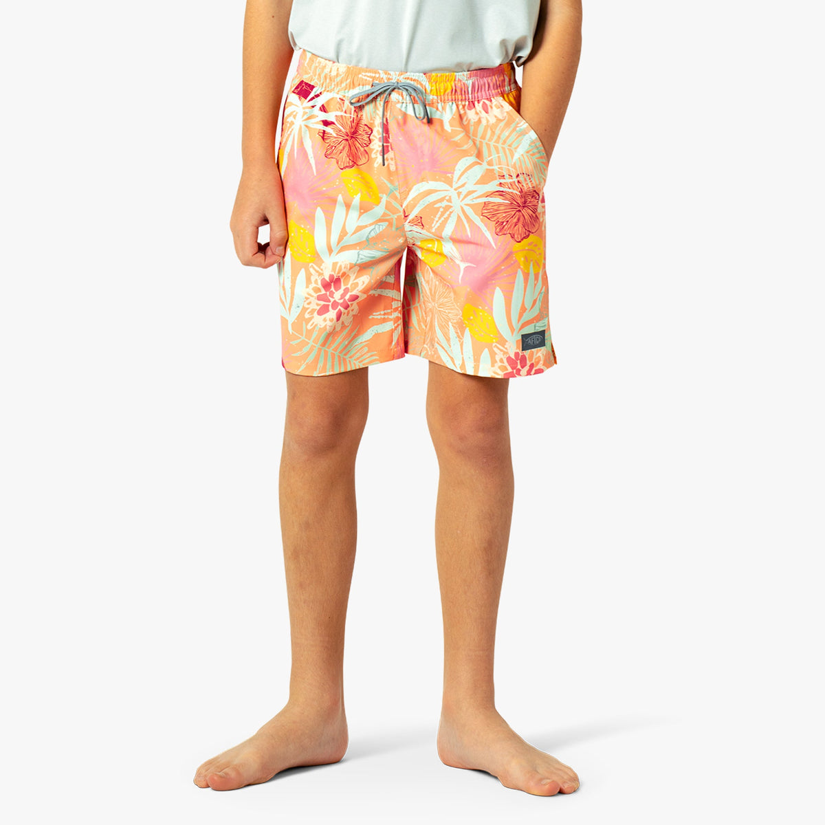 Sunrise Youth Strike Printed Swim Shorts / AFTCO Value