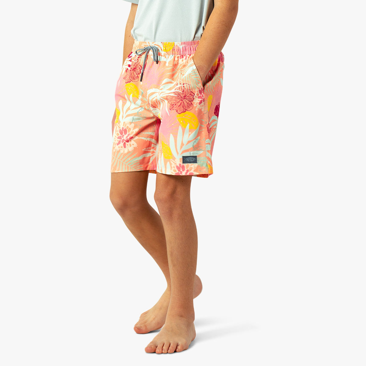 Sunrise Youth Strike Printed Swim Shorts / AFTCO Value
