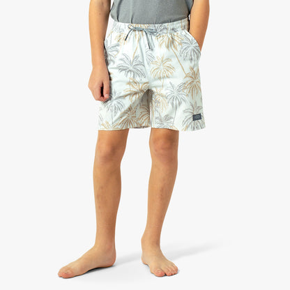 Aqa Glass Youth Strike Printed Swim Shorts / AFTCO Great Value