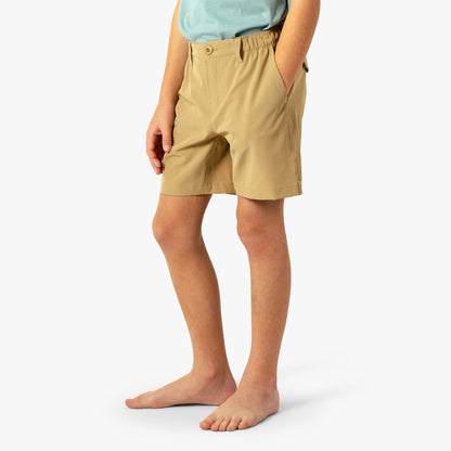 Dark Sand Youth Everyday Stretch Fishing Shorts / AFTCO Sale