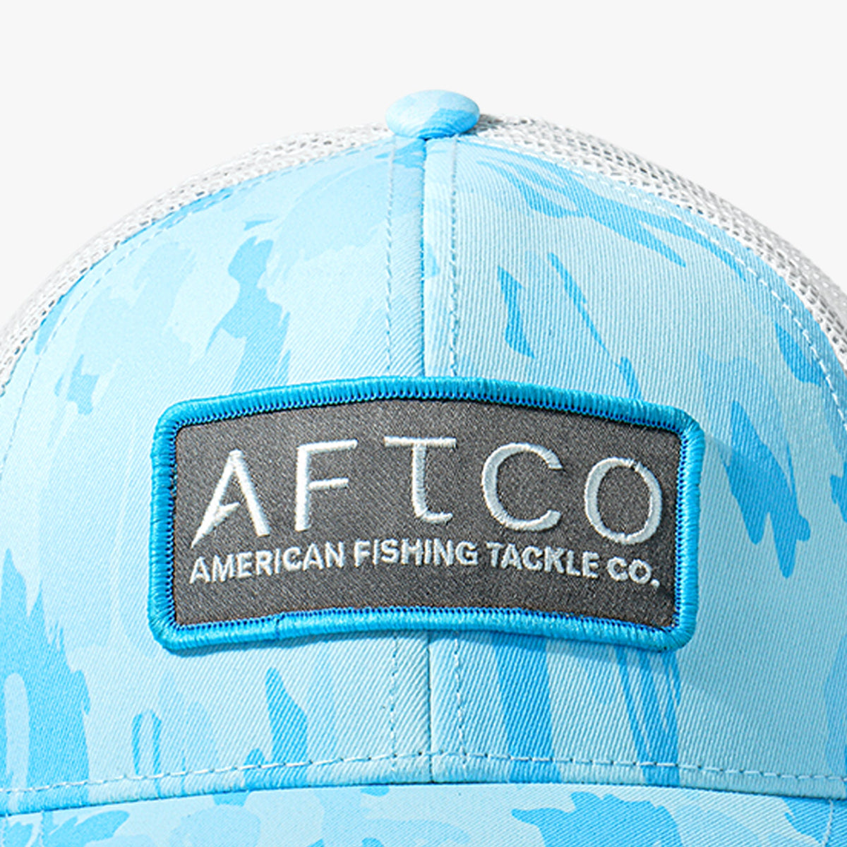 Tidal Current Camo Youth Victory Fishing Trucker Hat / AFTCO Signature