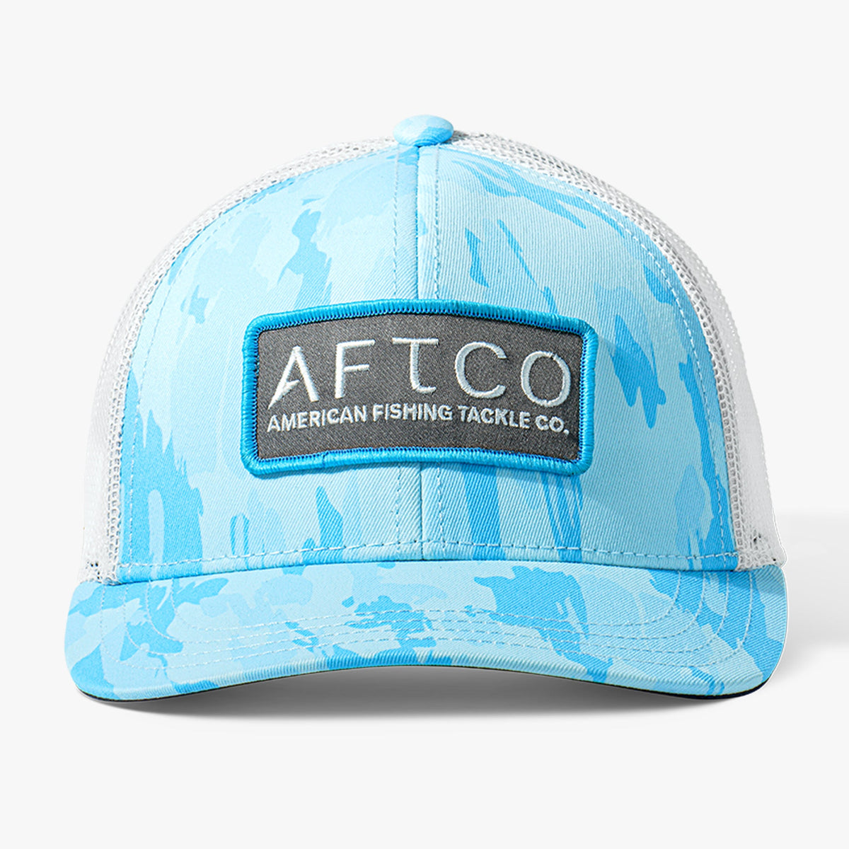 Tidal Current Camo Youth Victory Fishing Trucker Hat / AFTCO Signature