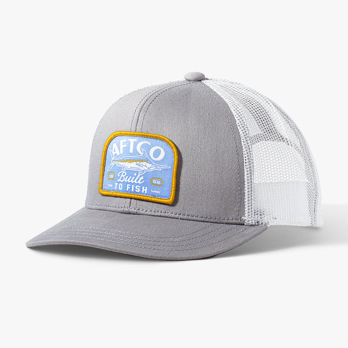 Silver Youth Trilogy Fishing Trucker Hat / AFTCO Latest