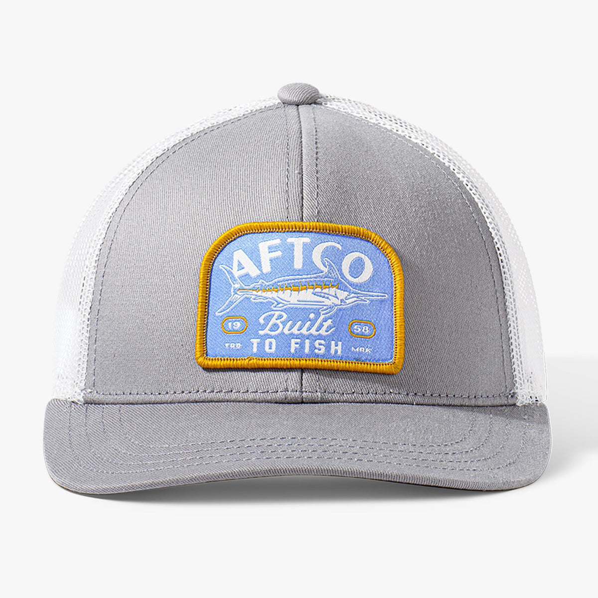 Silver Youth Trilogy Fishing Trucker Hat / AFTCO Latest