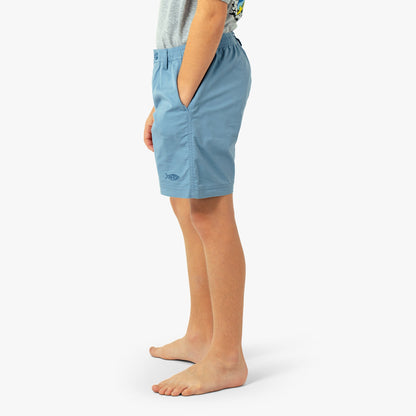 Blue Shadow Youth Landlocked Shorts / AFTCO Best Price