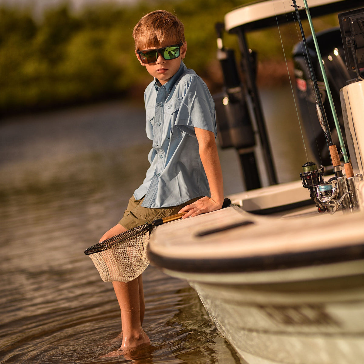 Splish Splash Kids Original Fishing Shorts / AFTCO Popular