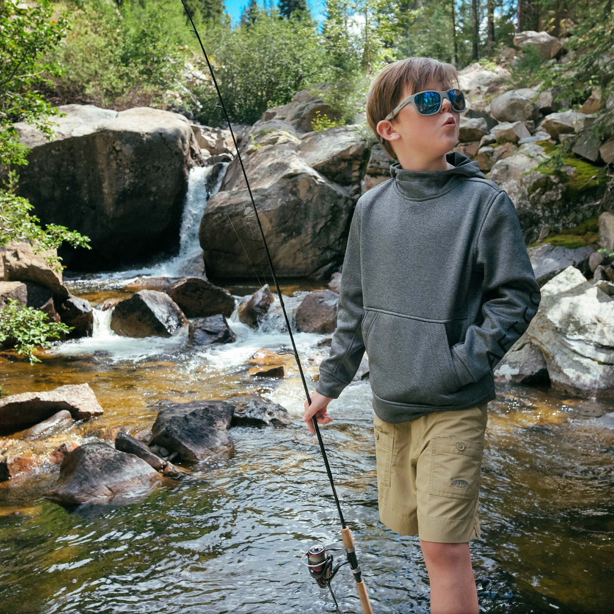 Splish Splash Kids Original Fishing Shorts / AFTCO Popular