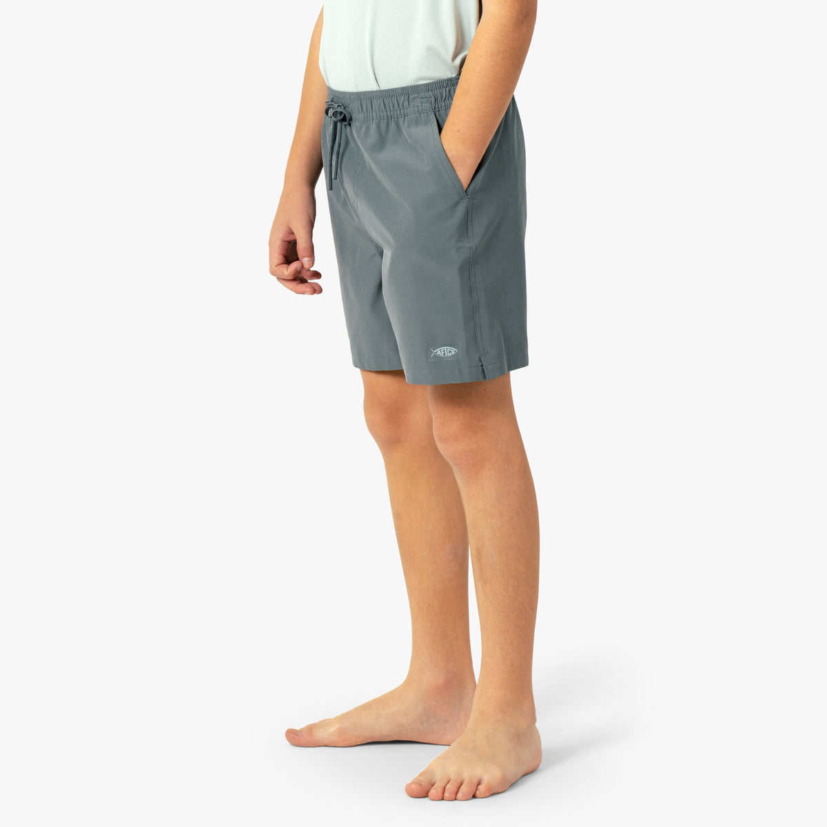 Splish Splash Youth Strike Swim Shorts - Kid's Swim Trunks / AFTCO Popular