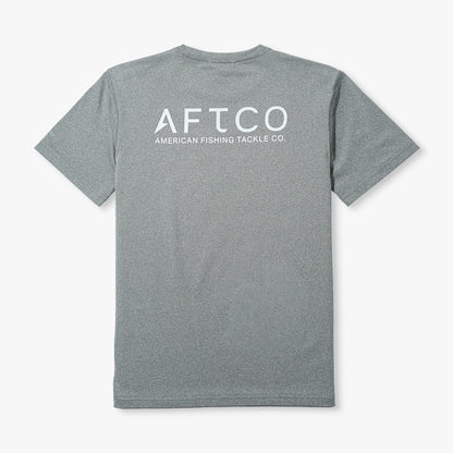 Steel Heather Youth Samurai SS Performance Shirt / AFTCO Hot Sale