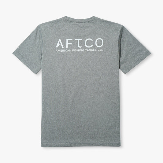 Steel Heather Youth Samurai SS Performance Shirt / AFTCO Hot Sale