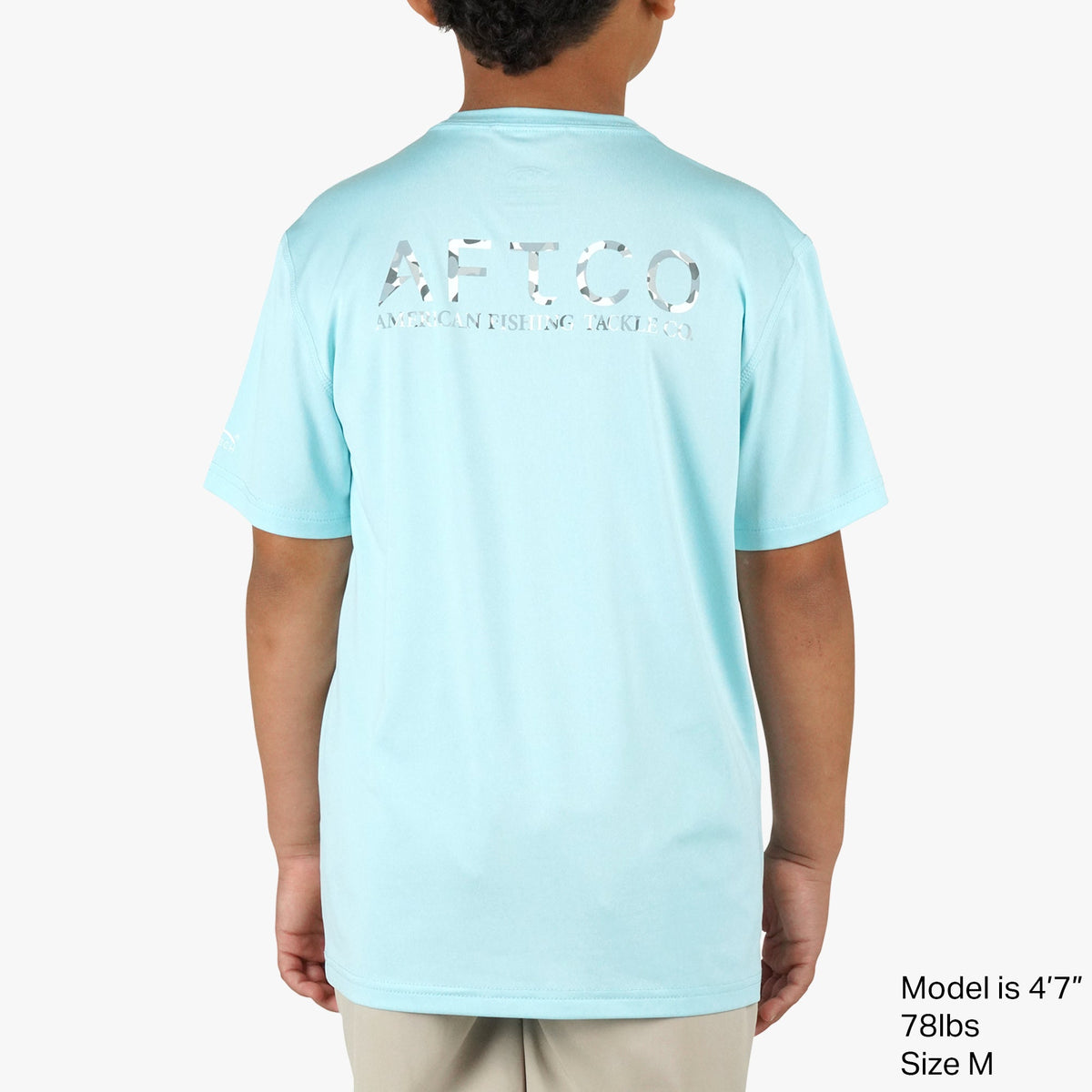 Steel Heather Youth Samurai SS Performance Shirt / AFTCO Hot Sale
