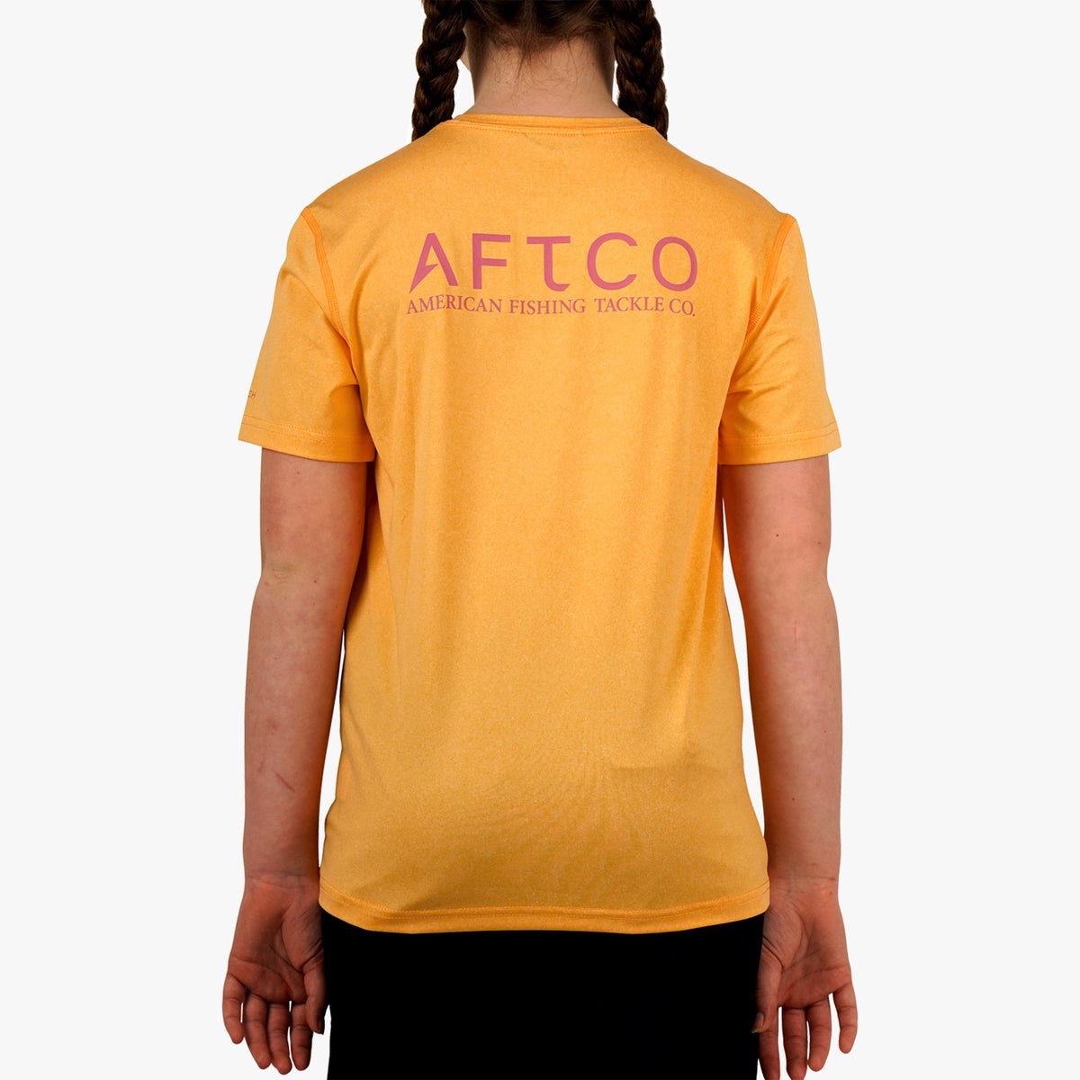 Steel Heather Youth Samurai SS Performance Shirt / AFTCO Hot Sale