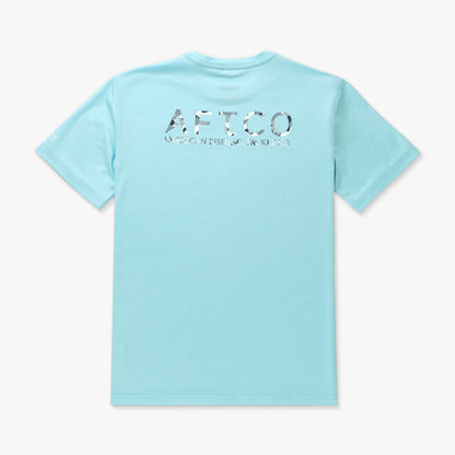Steel Heather Youth Samurai SS Performance Shirt / AFTCO Hot Sale