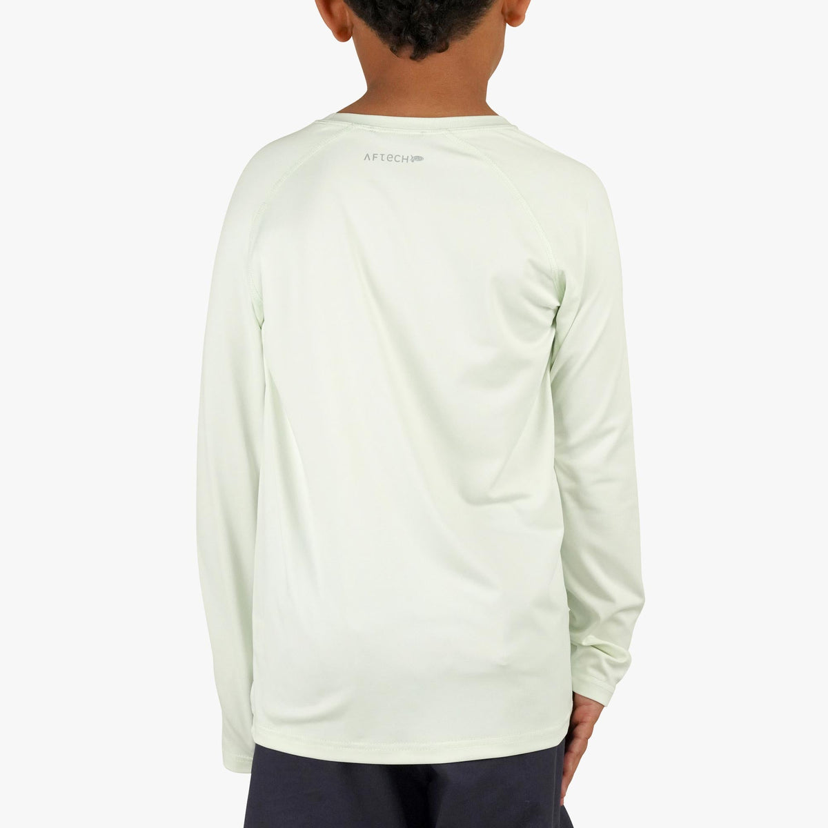 Coral Sands Heather Youth Samurai Performance LS Shirt / AFTCO Special Offer
