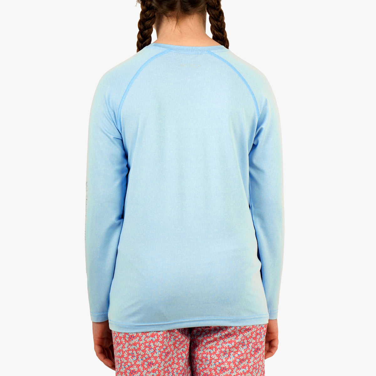 Coral Sands Heather Youth Samurai Performance LS Shirt / AFTCO Special Offer