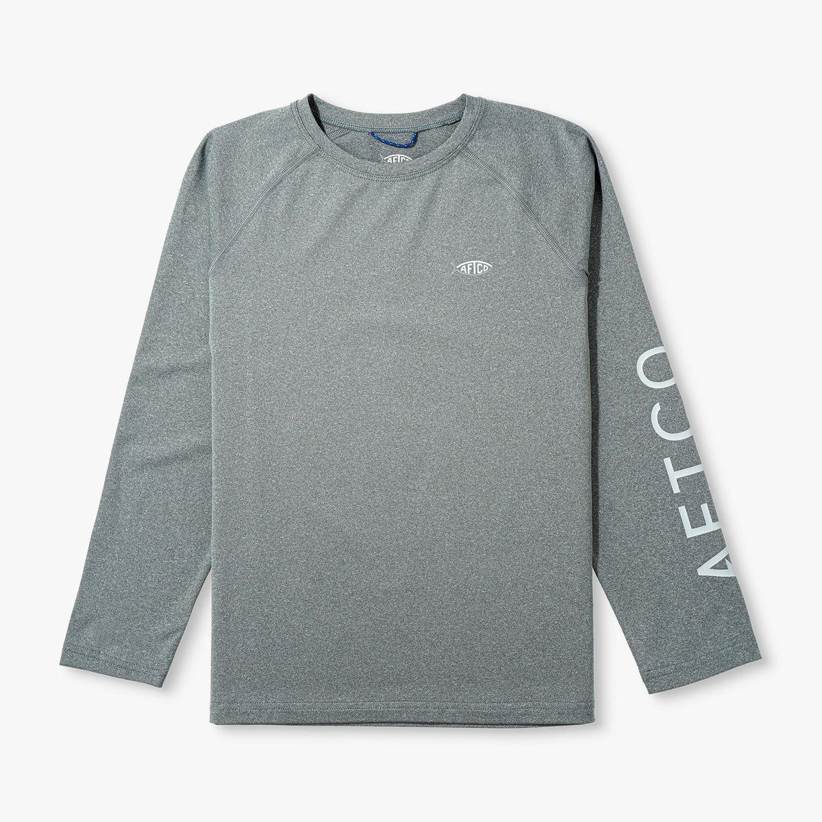 Coral Sands Heather Youth Samurai Performance LS Shirt / AFTCO Special Offer