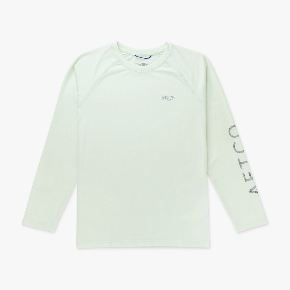 Coral Sands Heather Youth Samurai Performance LS Shirt / AFTCO Special Offer
