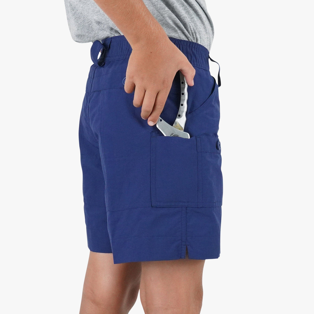 Khaki Kids Original Fishing Shorts / AFTCO Sale