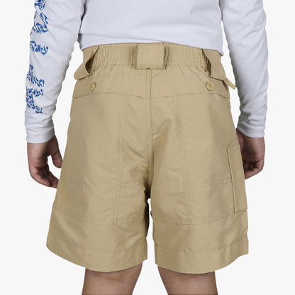 Khaki Kids Original Fishing Shorts / AFTCO Sale