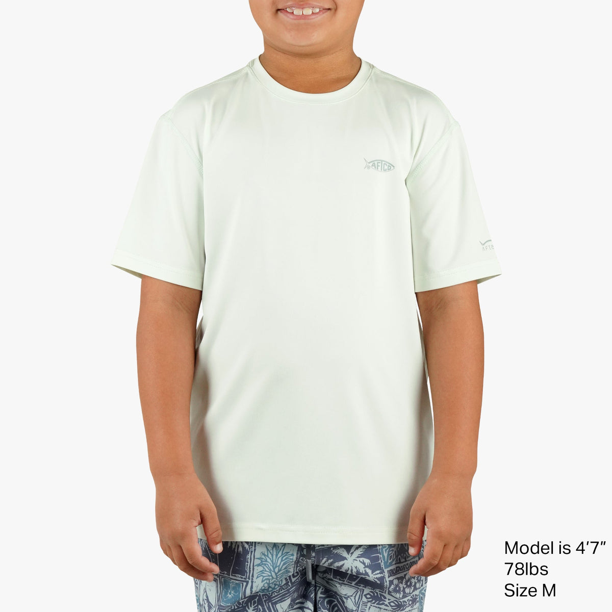 Corsair Heather Youth Samurai SS Performance Shirt / AFTCO Discount