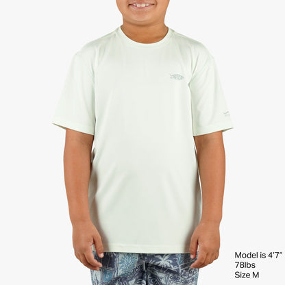 Corsair Heather Youth Samurai SS Performance Shirt / AFTCO Discount