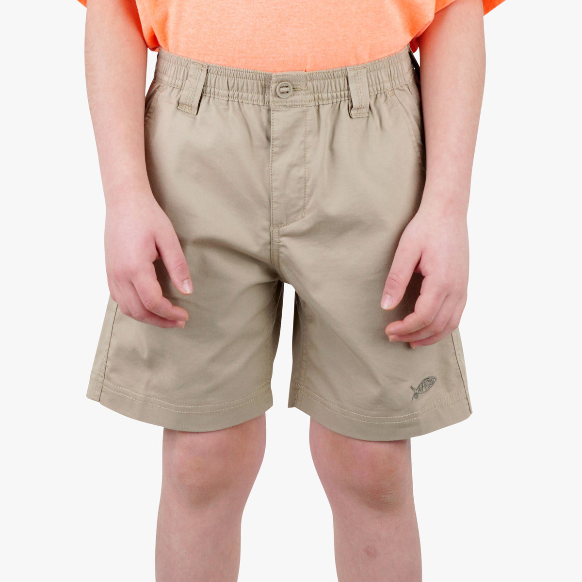 Khaki Youth Landlocked Shorts / AFTCO Best Price