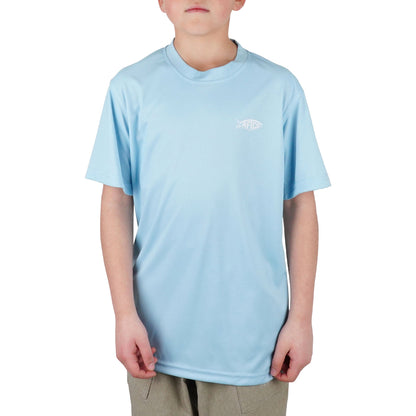 Agate Kids Jigfish Jig Fishing Short Sleeve Shirt / AFTCO Classic