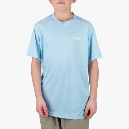 Agate Kids Jigfish Jig Fishing Short Sleeve Shirt / AFTCO Classic
