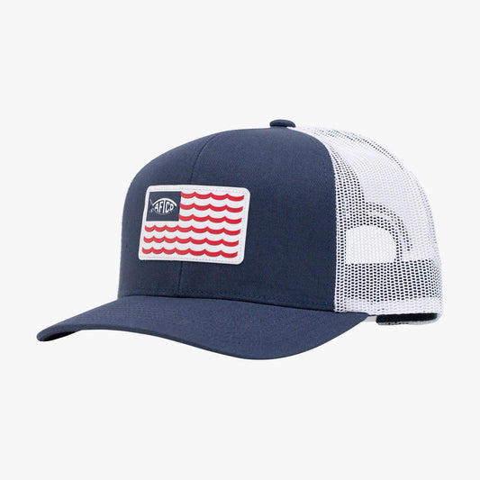 Navy Youth Canton Trucker Hat / AFTCO Exclusive