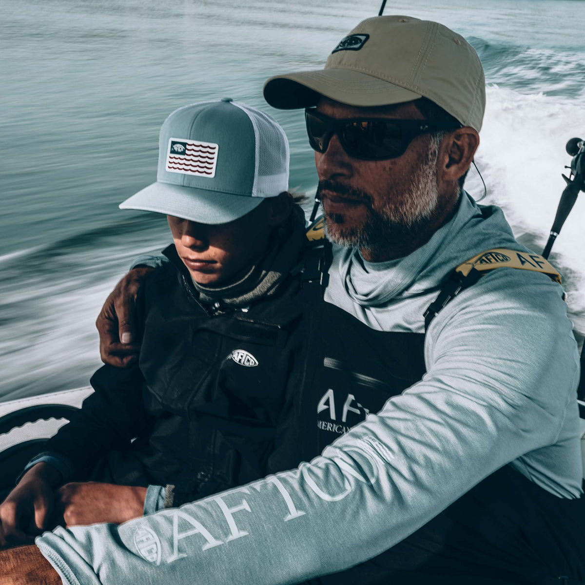 Navy Youth Canton Trucker Hat / AFTCO Exclusive