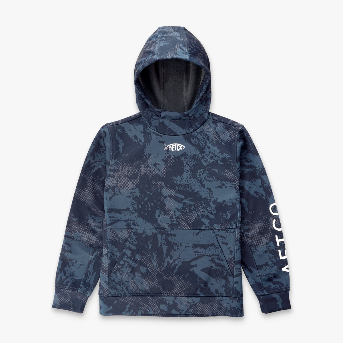 Olive Current Camo Youth Shadow Tactical Hoodie / AFTCO Premium
