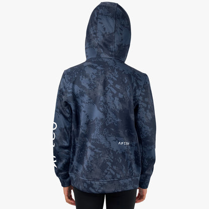 Olive Current Camo Youth Shadow Tactical Hoodie / AFTCO Premium