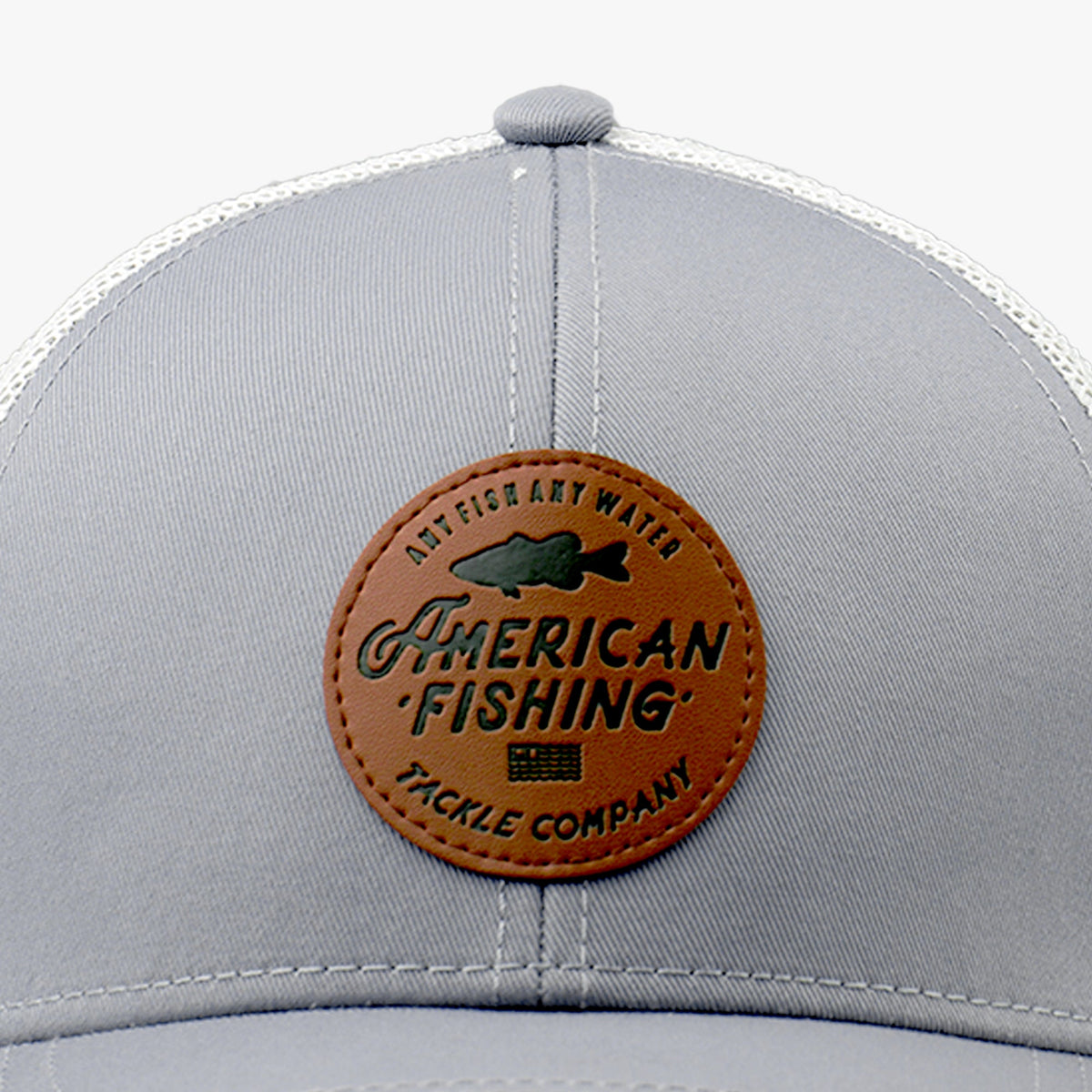 Gray Lemonade Leather Kid's Fishing Hat / AFTCO Customer Favorite