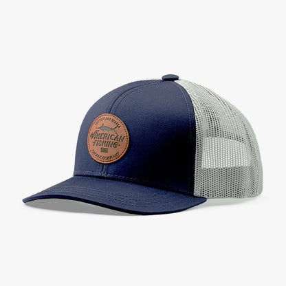 Gray Lemonade Leather Kid's Fishing Hat / AFTCO Customer Favorite