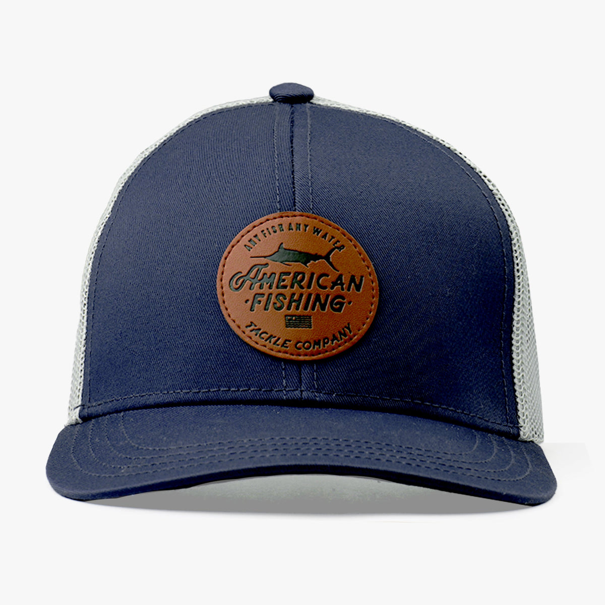 Gray Lemonade Leather Kid's Fishing Hat / AFTCO Customer Favorite
