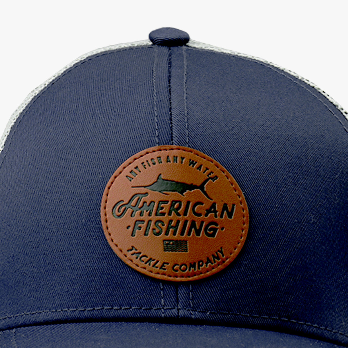 Gray Lemonade Leather Kid's Fishing Hat / AFTCO Customer Favorite