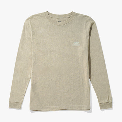 Navy Heather Youth Billed Long Sleeve Fishing Shirt / AFTCO Exclusive