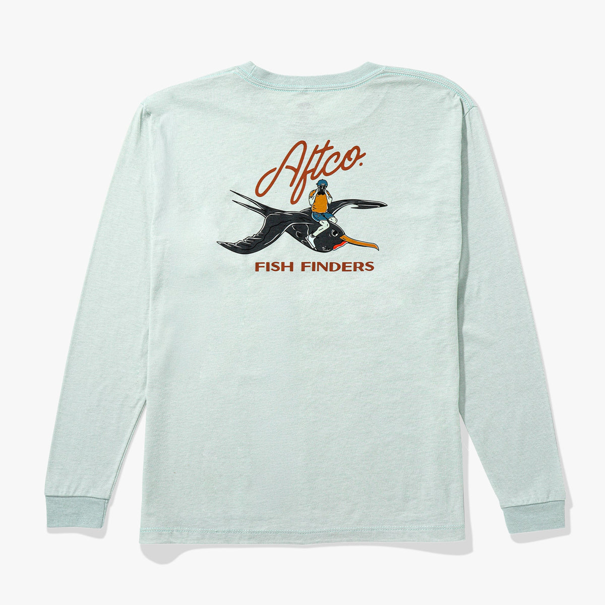 Glass Heather Youth Fish Finders Long Sleeve Fishing Shirt / AFTCO Everyday