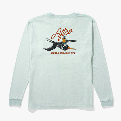 Glass Heather Youth Fish Finders Long Sleeve Fishing Shirt / AFTCO Everyday