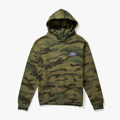 Forest Camo Youth Powerboat Fishing Pullover Hoodie / AFTCO Hot Sale