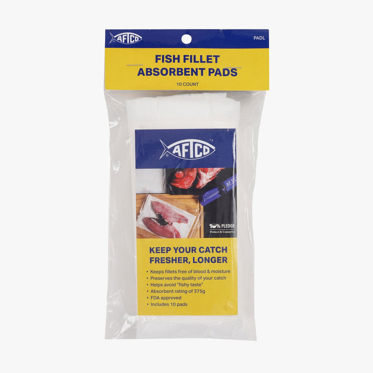 White Absorbent Pads Fish Fillet Care / AFTCO Great Value