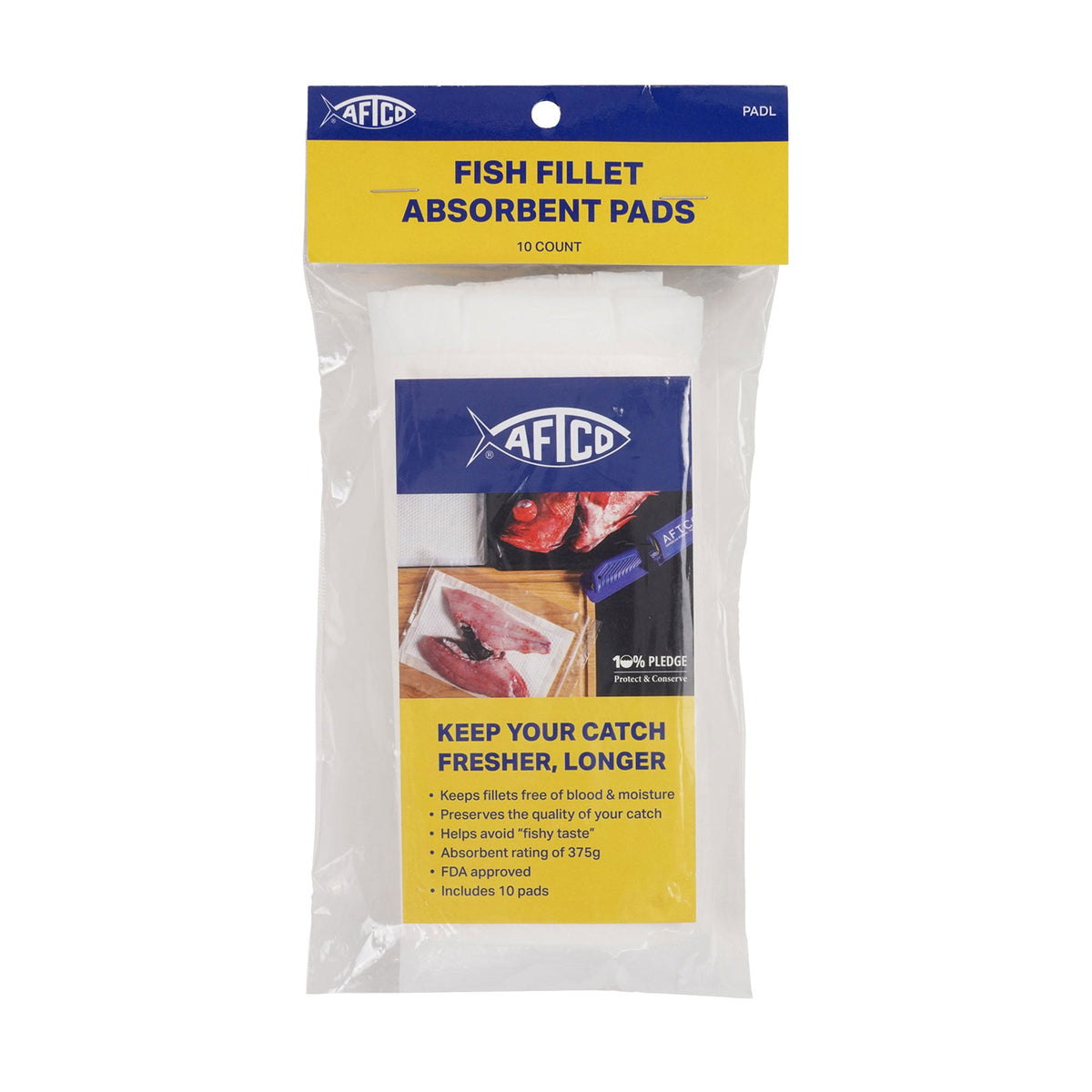 White Absorbent Pads Fish Fillet Care / AFTCO Great Value