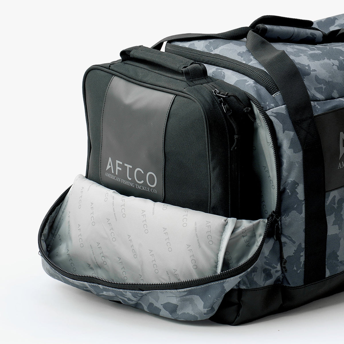 Forest Grouper Camo 65L Boat Bag / AFTCO Deals