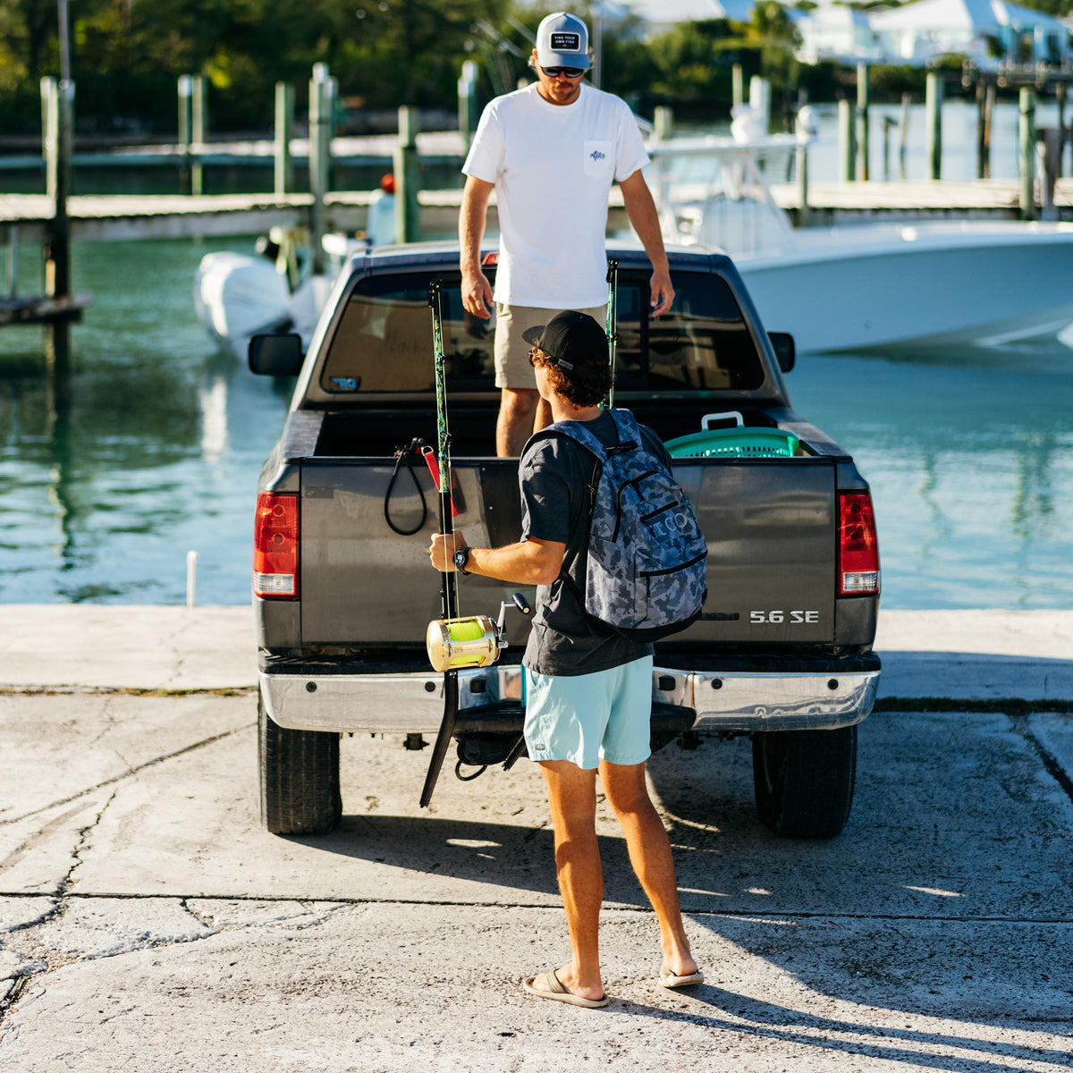 Forest Grouper Camo Schoolie Backpack / AFTCO Best Seller