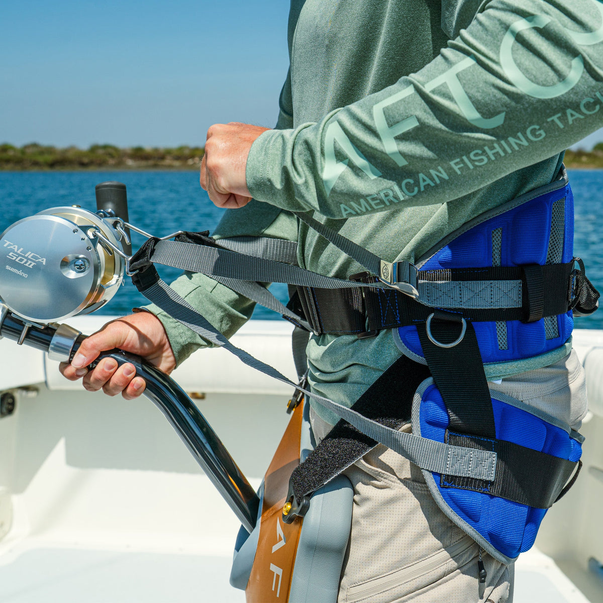 Gold Standup HD Fishing Harness and Belt Kit / AFTCO Deals
