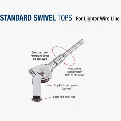 Black Standard Swivel Tip-Tops / AFTCO Essential