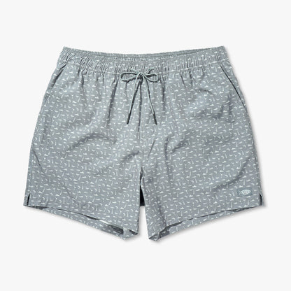 Steel Strike Printed Swim Trunks / AFTCO Premium