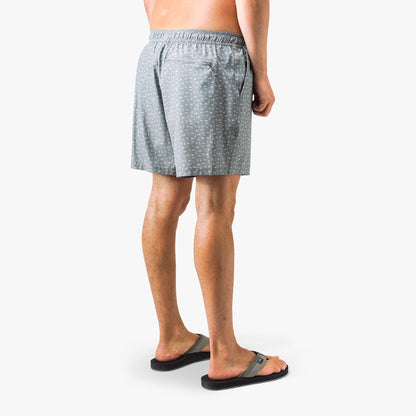 Steel Strike Printed Swim Trunks / AFTCO Premium