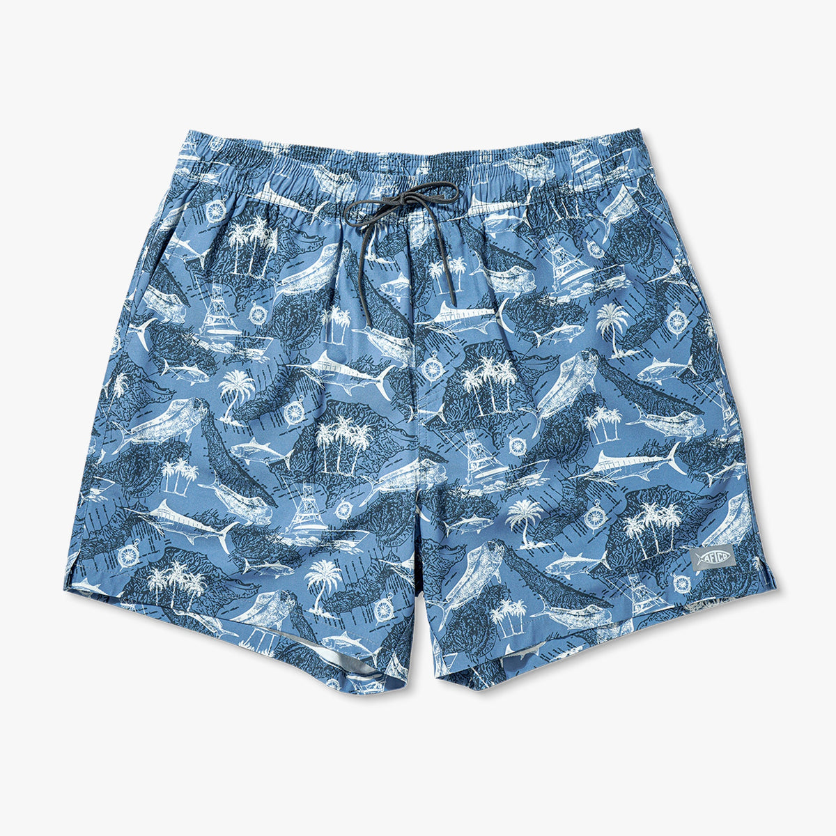 Stratified Sea Strike Printed Swim Trunks / AFTCO Signature